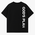 GOD'S Plan - Black Oversized T-Shirt