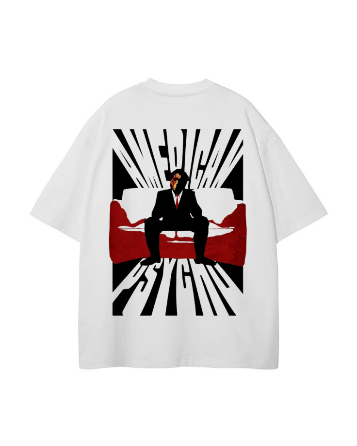American Psycho - White Oversized T-Shirt