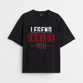 Legend Inside You - Oversized Black T-Shirt