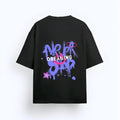 Dreaming - Oversized Black T-Shirt