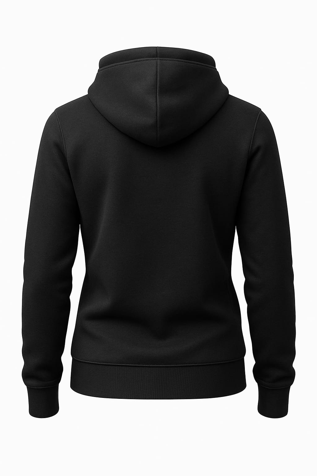 Oversized Plain Hoodie - Black