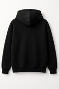 Plain Oversized Black Hoodie