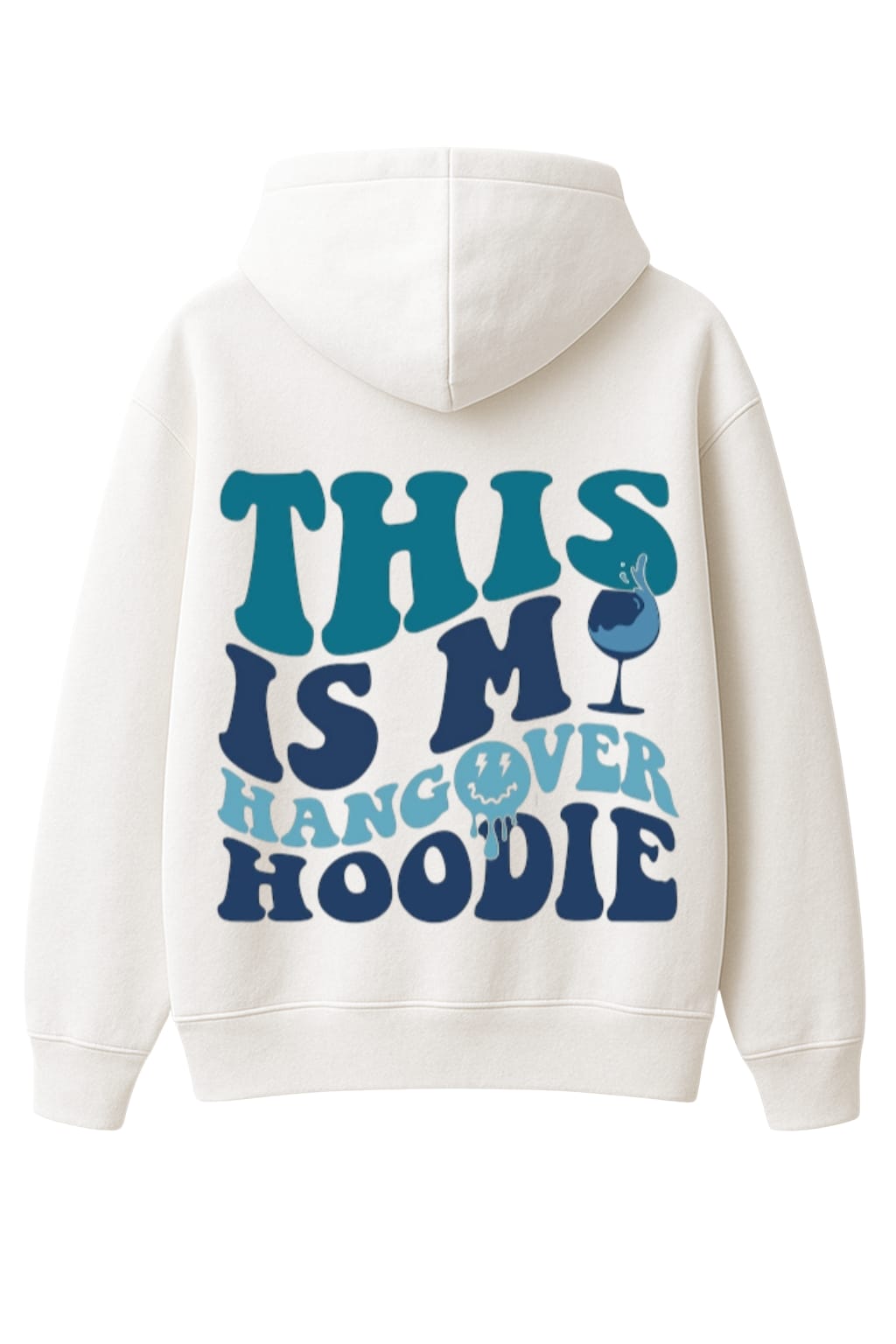 Hangover Oversized White Hoodie