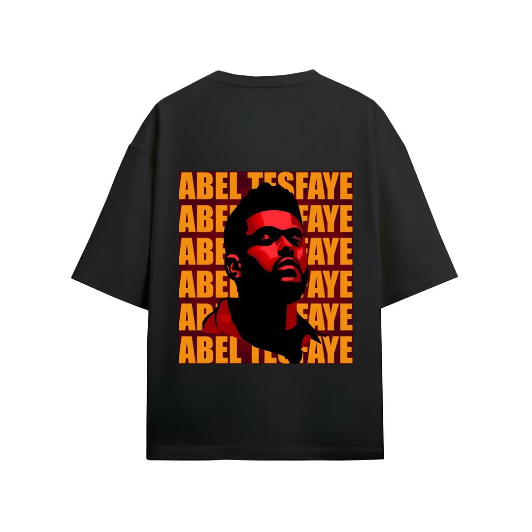 THE Weeknd  - Oversized Black T-shirt