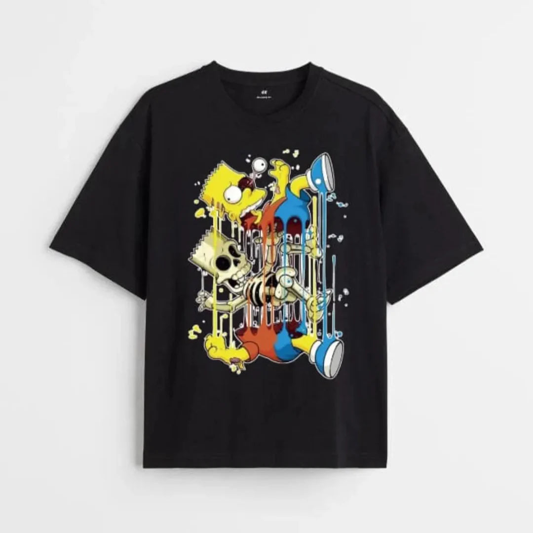 Bart Simpson - T-Shirt Oversized Black